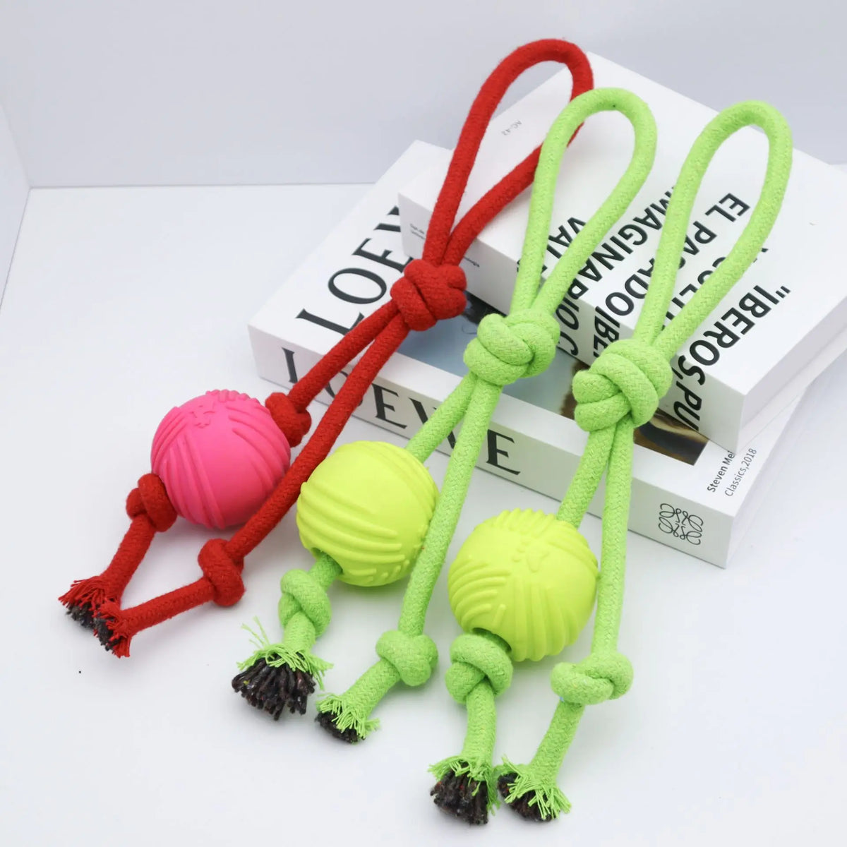 Cotton Rope Knot Dog Toy — Teeth Cleaning Chew & Tug Toy | TS2K Puppies