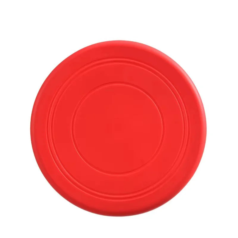 Soft Rubber Dog Frisbee — Tear-Resistant Flying Disc for Fetch & Training | TS2K Puppies