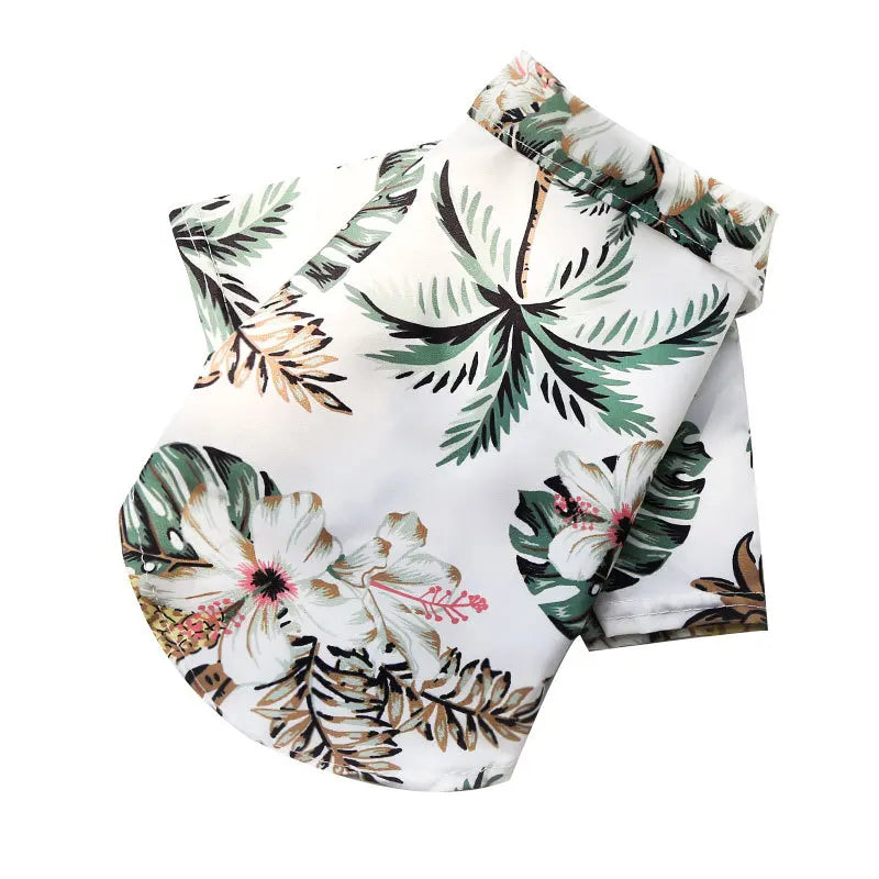 Hawaiian Dog Shirt — Summer Beach Style Pet Clothing for Dogs