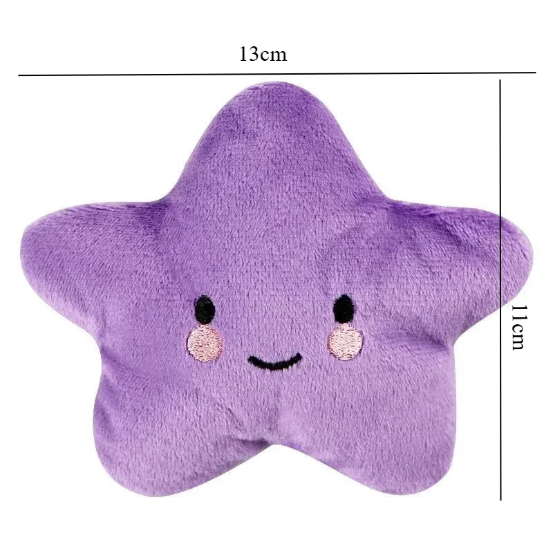 Plush Star Squeaky Dog Toy — Soft Chew & Play Toy for Puppies & Small Dogs | TS2K Puppies