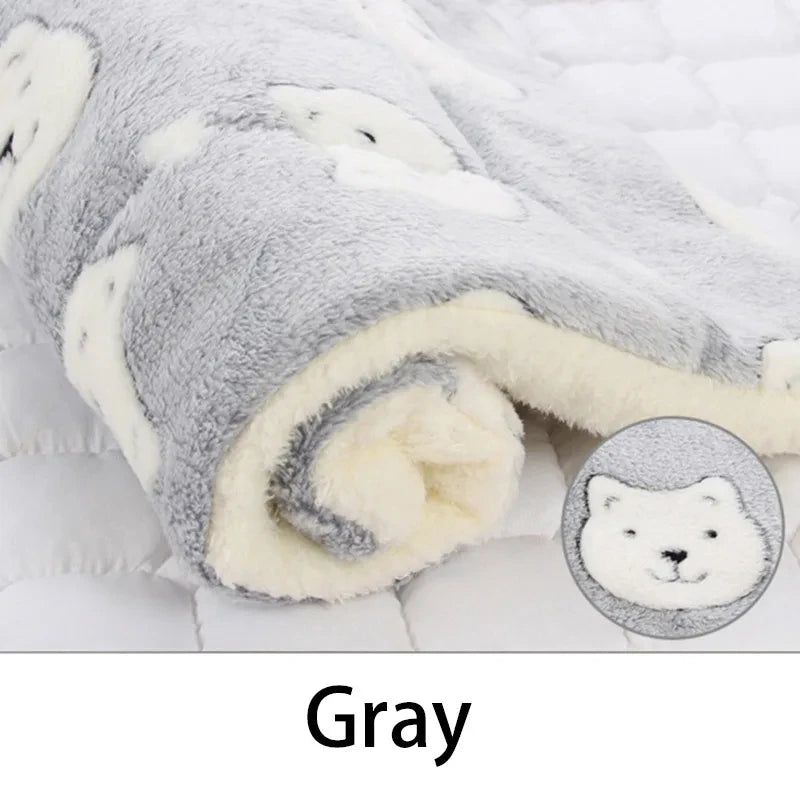 Flannel Pet Sleeping Mat & Dog Bedding