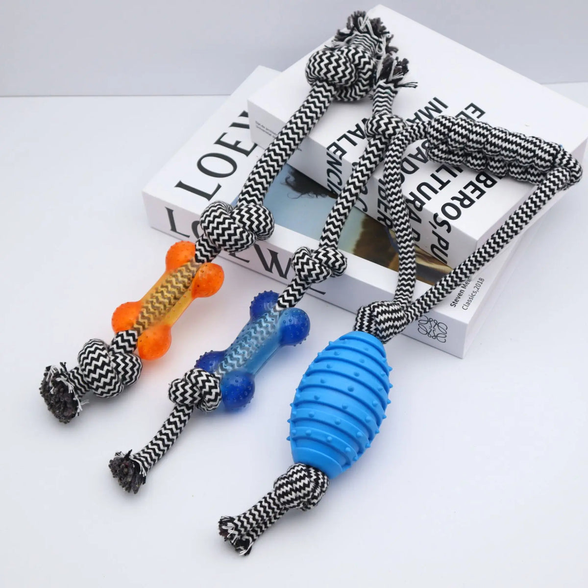 Cotton Rope Knot Dog Toy — Teeth Cleaning Chew & Tug Toy | TS2K Puppies