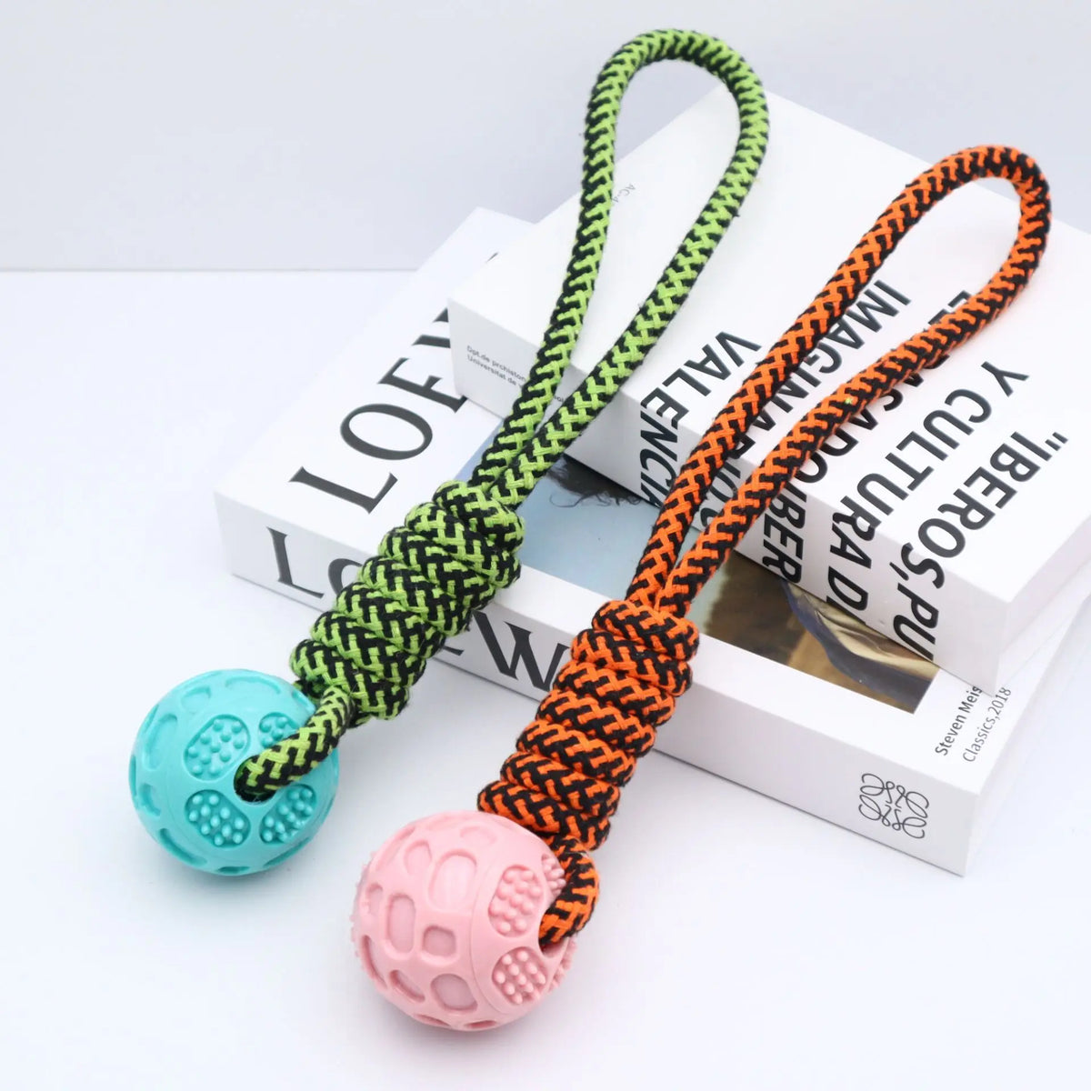 Cotton Rope Knot Dog Toy — Teeth Cleaning Chew & Tug Toy | TS2K Puppies