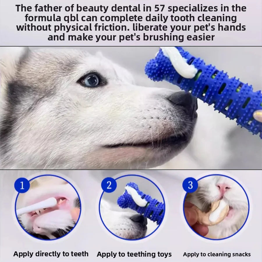 Puppy-Safe Toothpaste — Milk Flavor Dental Paste for Dogs & Cats
