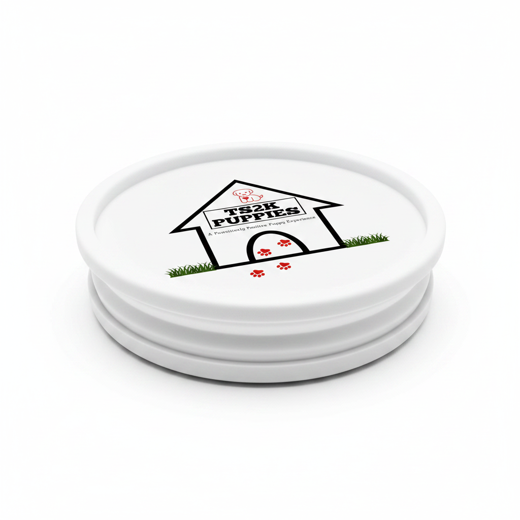 TS2K Puppies Travel Water Bowl - Wordmark logo