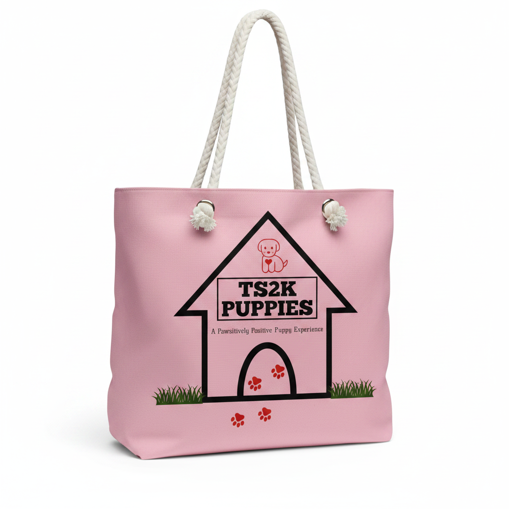 Pink Tote Bag